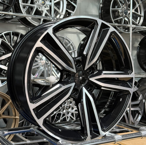 18X8.0 5120 ET42 D65.1 iWheel VW188 Gloss Black MF+MW