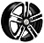Khomen Wheels KHW1602 (Niva 4x4) Black-FP
